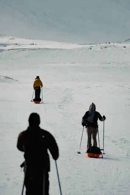 je sais en Suède - Kungsleden trail Laponie